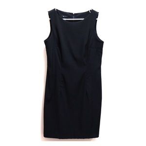 Classic black shift dress